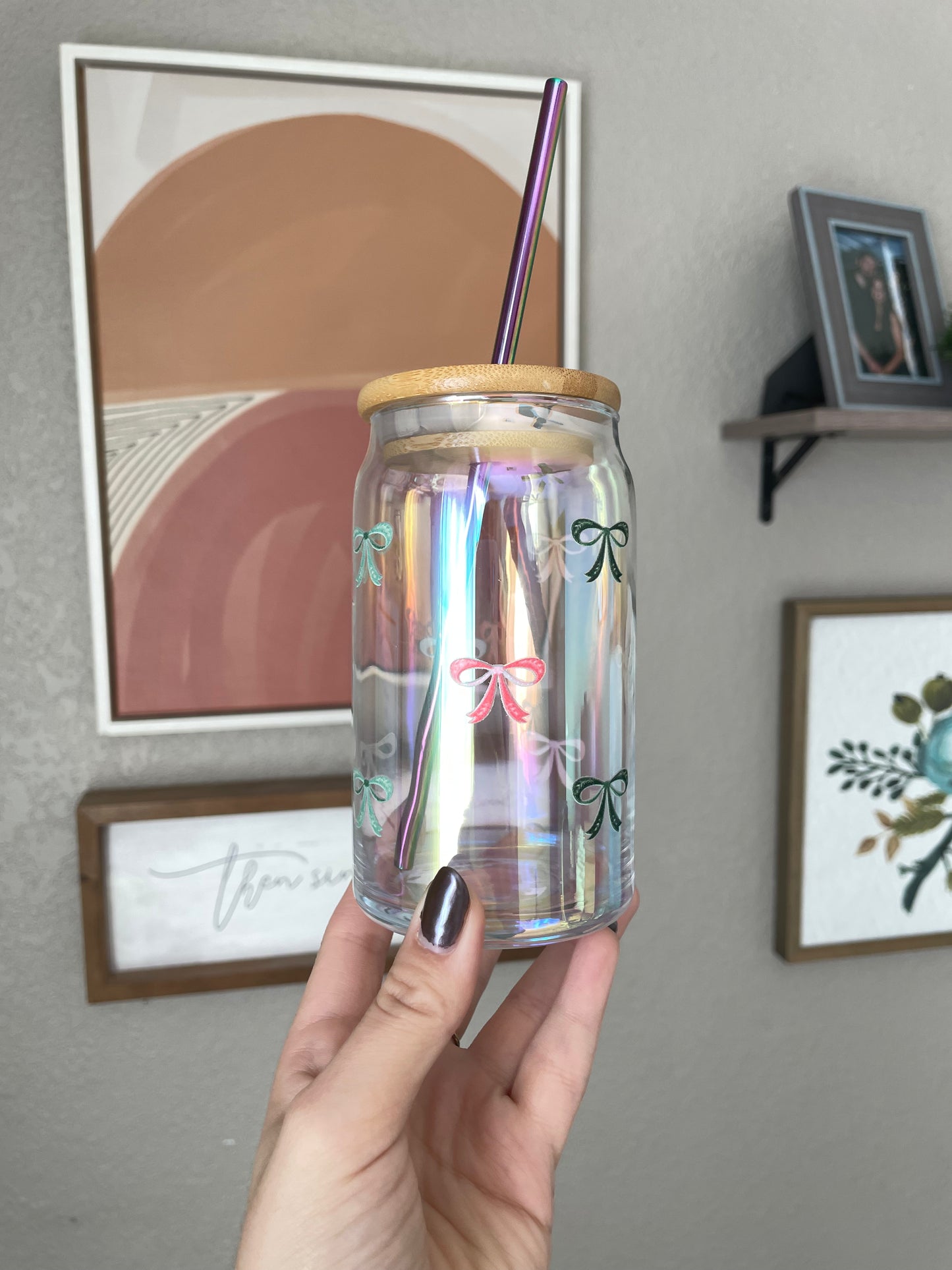 Perfect Bows Glass Cup