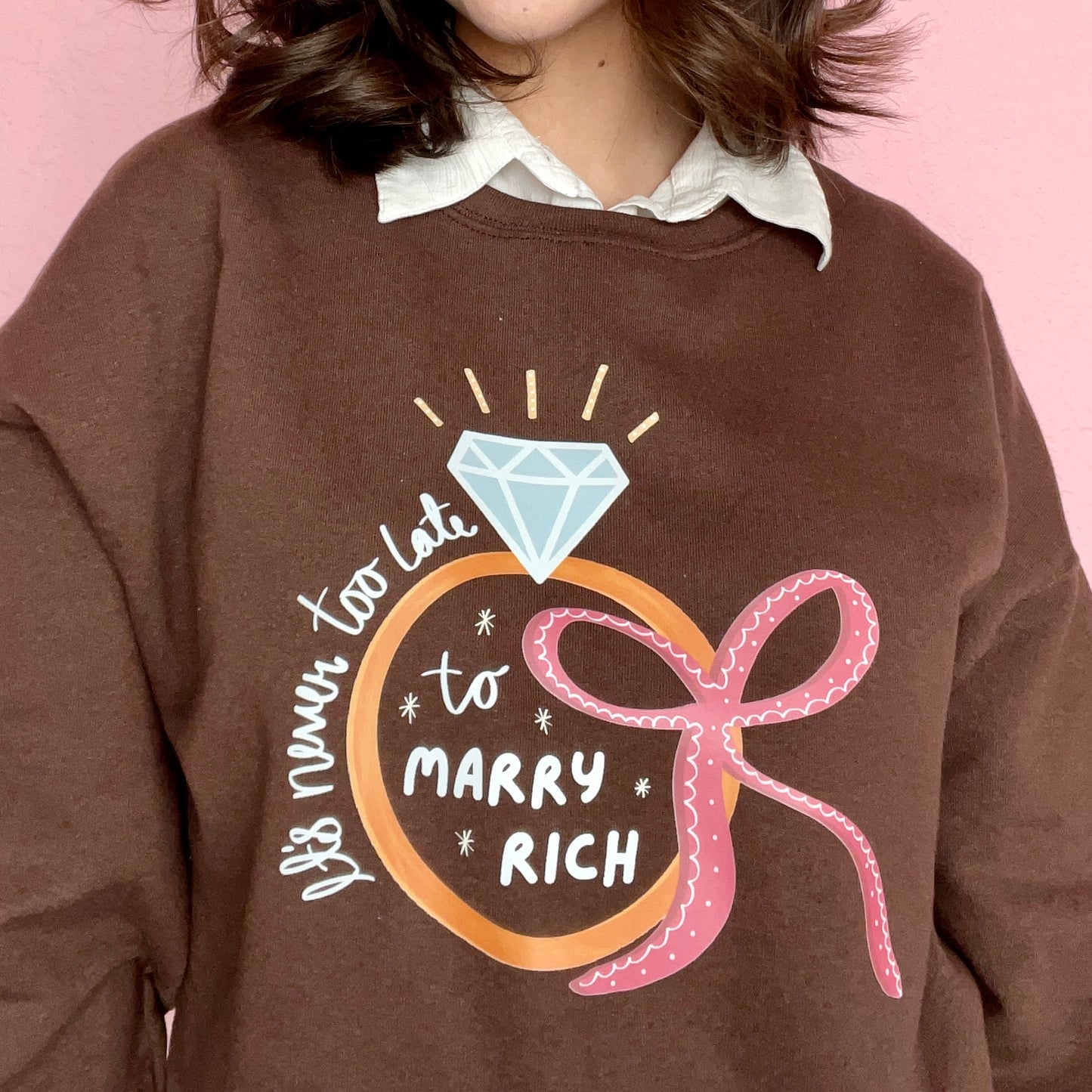 It’s Never Too Late Fleece Lined Pullover