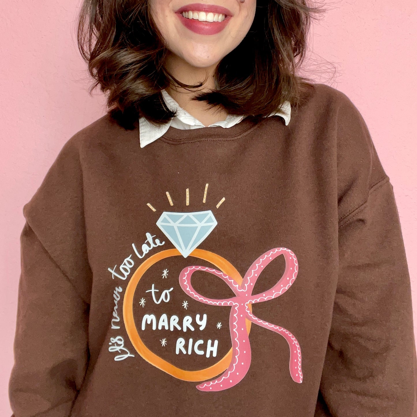 It’s Never Too Late Fleece Lined Pullover