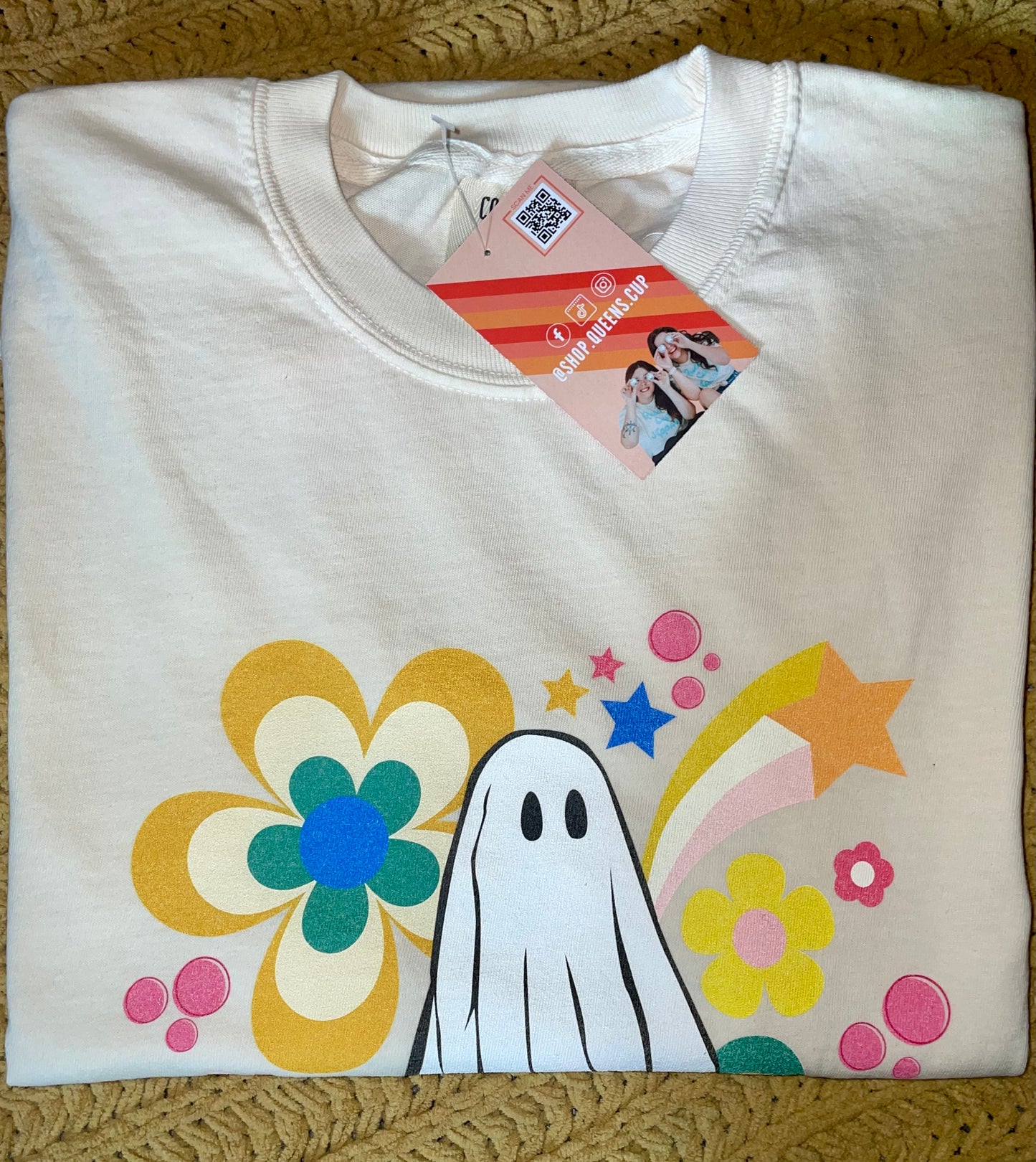 Retro Ghost Comfort Color Tee