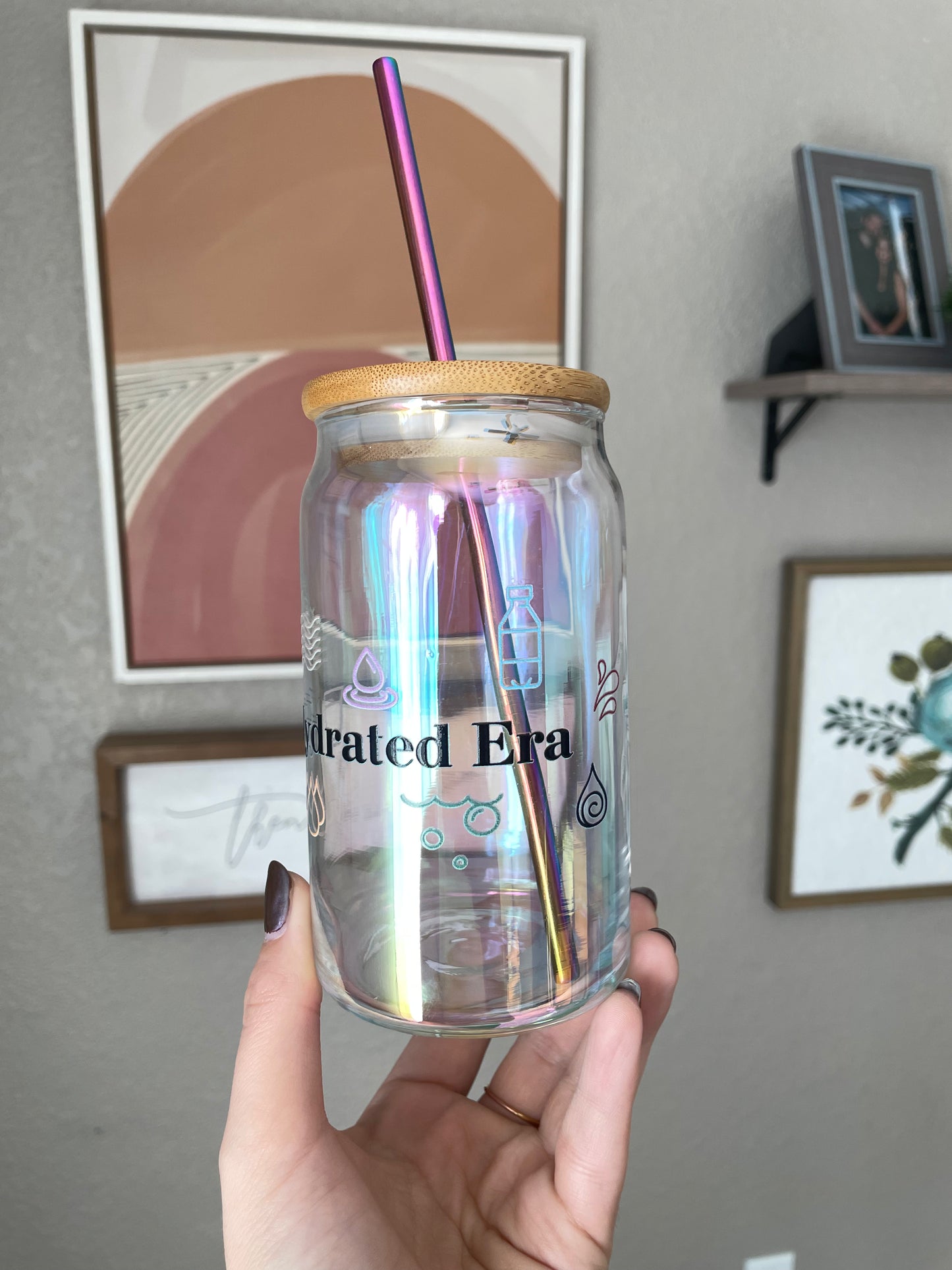 Hydrated Era (Taylor Swift Inspired) Glass Cup