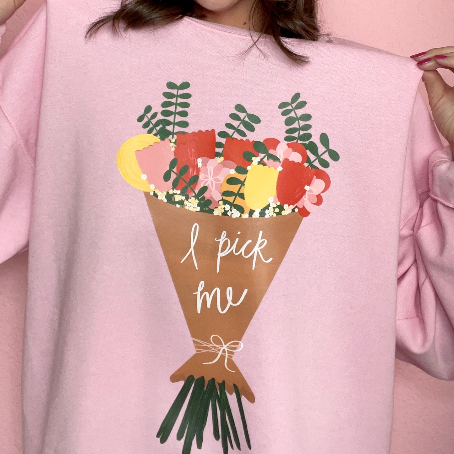 I Pick Me Fleece Lined Pullover