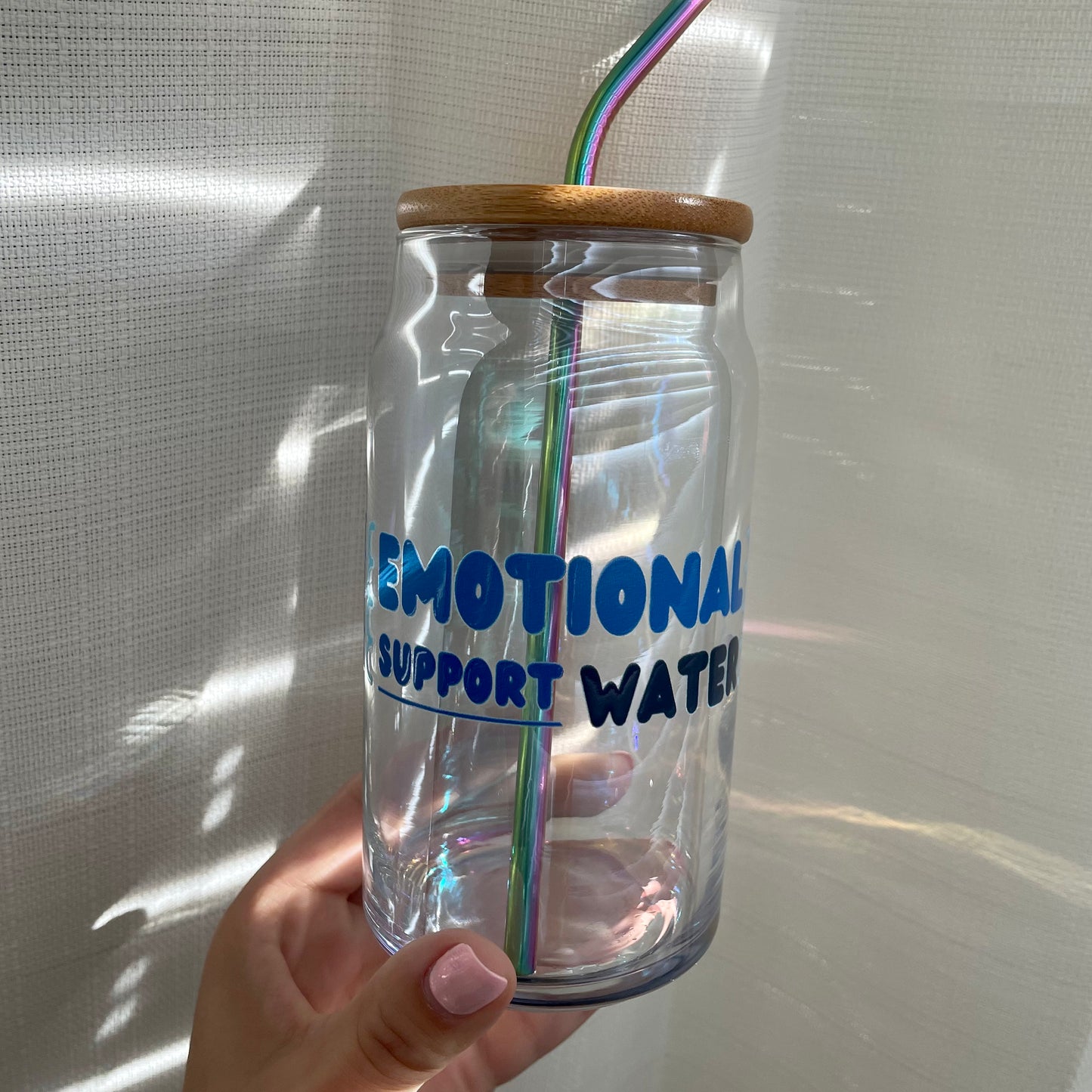 Emotional Support Water Glass Cup