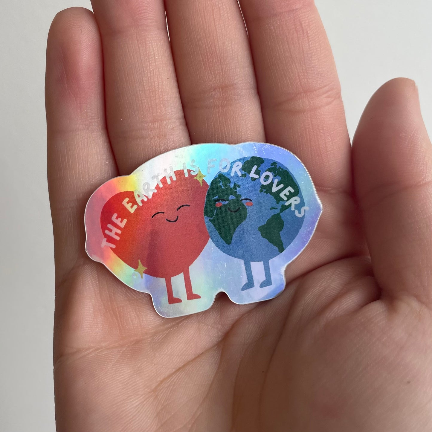 The Earth is For Lovers Sticker