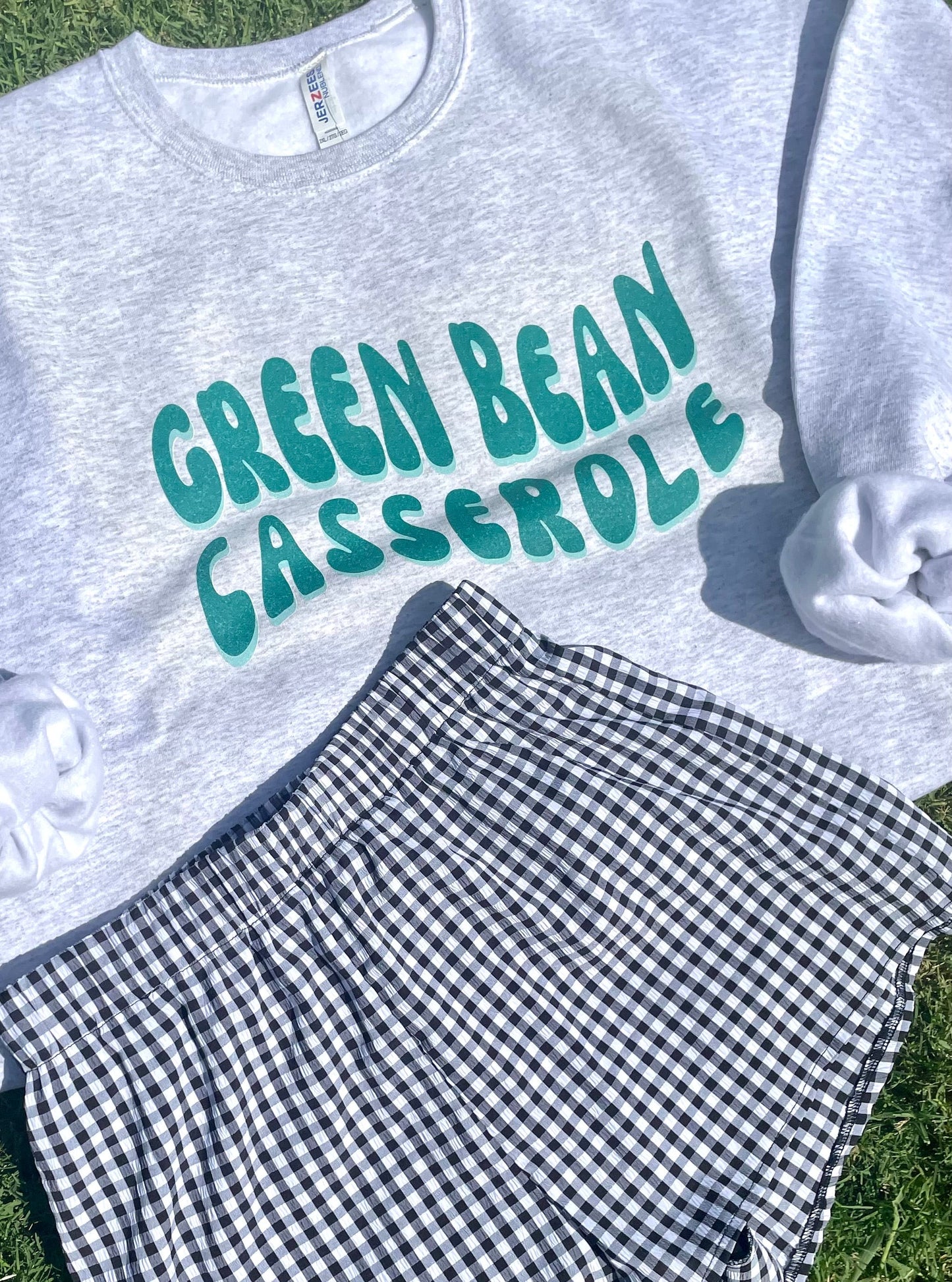 Green Bean Casserole Fleece Lined Pullover