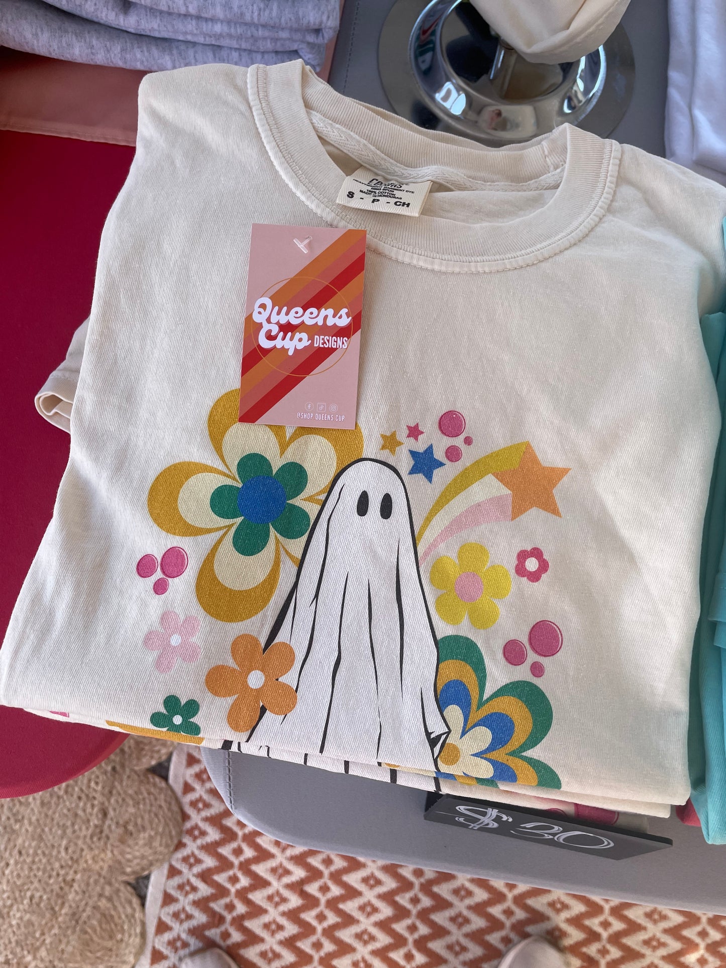 Retro Ghost Comfort Color Tee