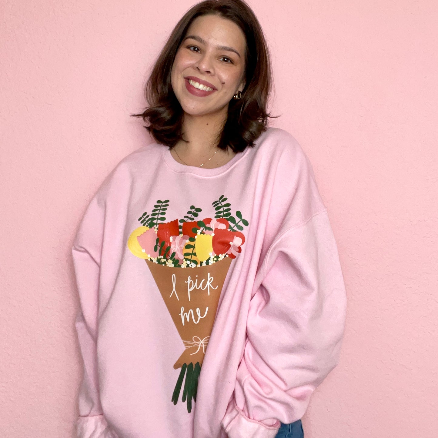 I Pick Me Fleece Lined Pullover
